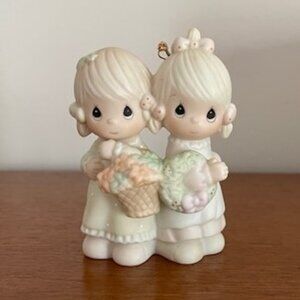 Vintage 1988 Precious Moments Christmas Ornament - To My Forever Friend